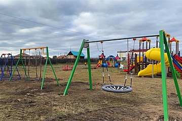 Детский игровой комплекс в Красноярском крае