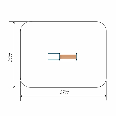 Лавка для пресса с брусьями тр.89 фото 3