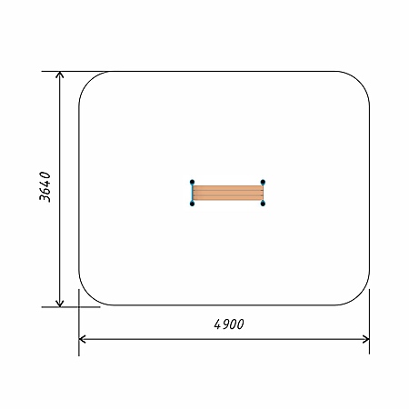 Лавка для развития мышц брюшного пресса, наклонная тр.89 фото 3