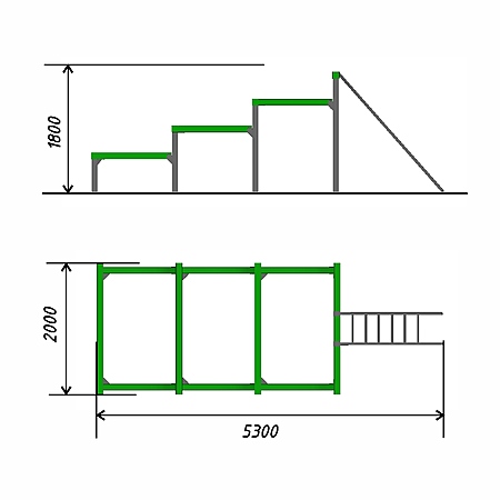 Разрушенный мост «Разрушенная лестница»  фото 2