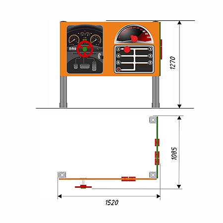Панель игровая «Дуэт тип_2»  фото 2