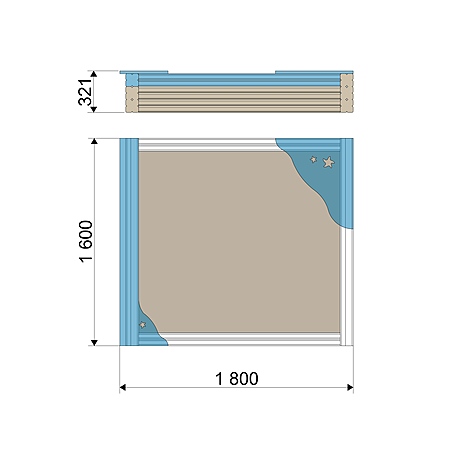 Песочница ЭКО  фото 2