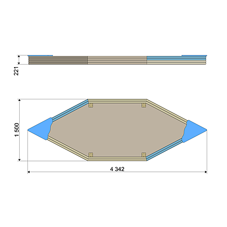 Песочница ЭКО  фото 2
