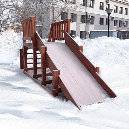 Горка «Зимняя радость» длина 3,1м. фото 6