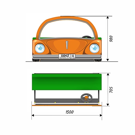 Игровой модуль «Гоночный автомобиль»  фото 2