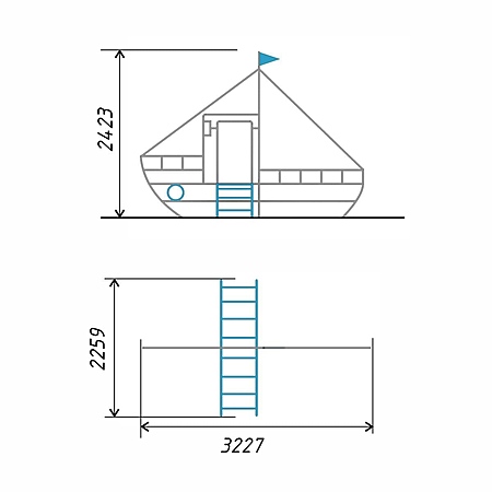 Лаз «Лодочка»  фото 2