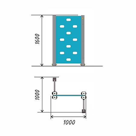 Стенка для перелезания 2  фото 2