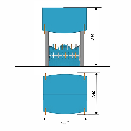 Домик беседка 12  фото 2