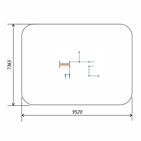 Спортивный комплекс воркаут  (хомуты Тр.108мм) фото 3
