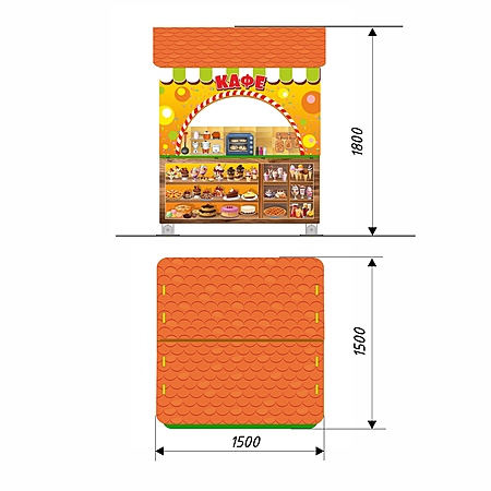 Домик (магазин -кухня) фото 2