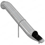  Скат тоннель цельно-сварной (нержавейка) Высота стартового участка 2000мм