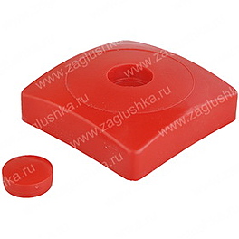 Наружная заглушка пластиковая 35 мм для столба 100х100 мм
