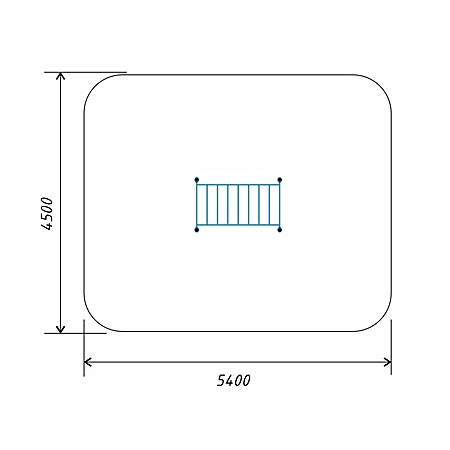 Рукоход классический одноуровневый тр.89 фото 3