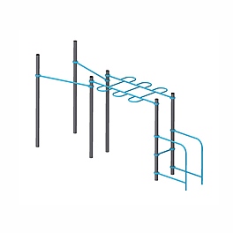 Два турника классического хвата, тр.108