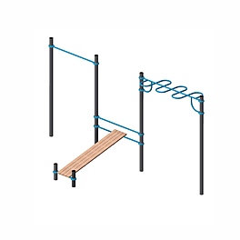 Турник классического хвата, «Змейка» тр.108