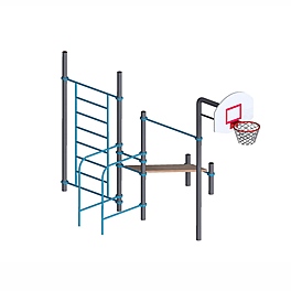 Спортивный комплекс воркаут, баскетбольная стойка, тр.108