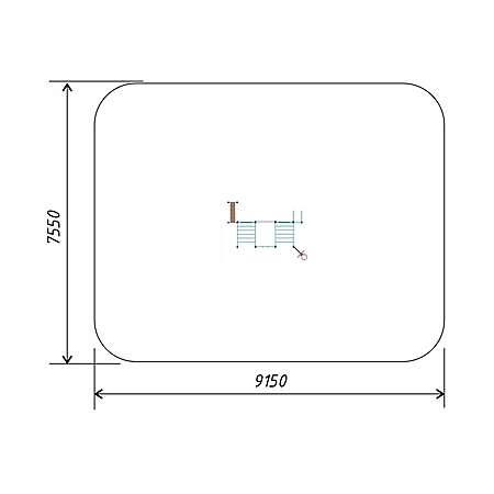 Спортивный комплекс воркаут, баскетбольная стойка, тр.108 фото 3