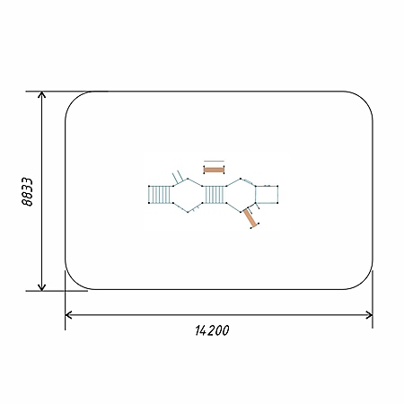 Спортивный комплекс воркаут тр.89  фото 3
