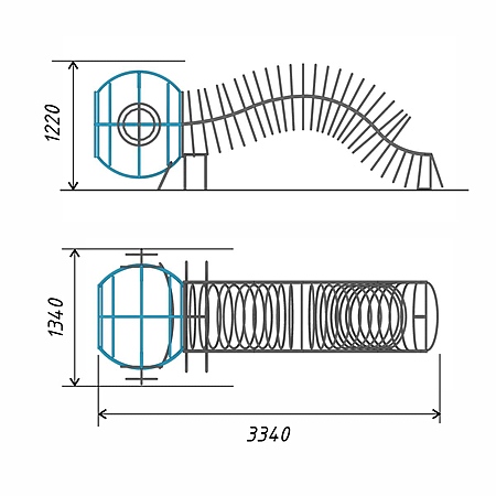 Лаз «Червячок»  фото 2