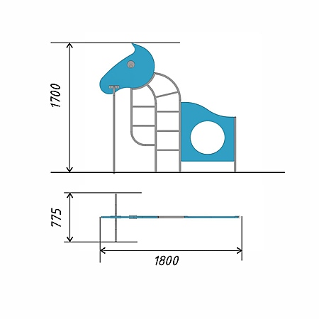 Лаз «Лошадка»  фото 2