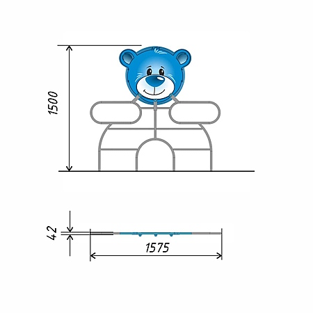 Лаз «Мишка»  фото 2