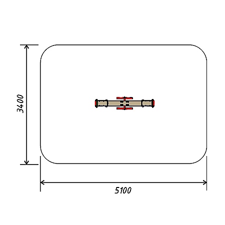 Качалка-балансир «Малая»  фото 3
