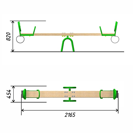 Качалка-балансир «Средняя»  фото 2