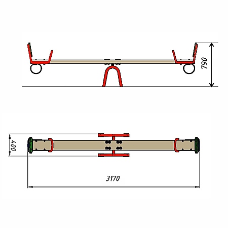 Качалка-балансир «Большая»  фото 2