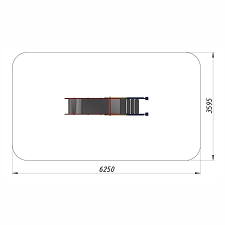 Горка фотопечать (скат нерж. площадка Н-1,0м)  фото 4