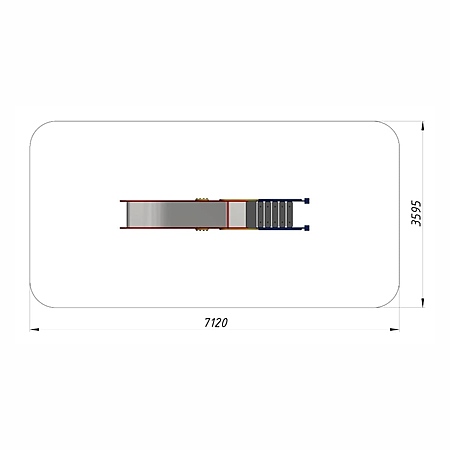 Горка (скат нерж. площадка Н-1,5м)  фото 4