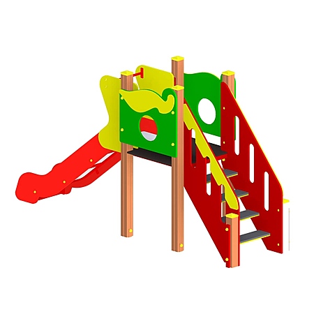 Горка (скат нерж. площадка Н-1.0м)  фото 2