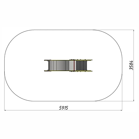 Горка «Утенок» (скат нерж. площадка Н-0,65м)  фото 4
