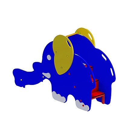 Горка «Слоник» (скат нерж. площадка Н-0,65м)  фото 2