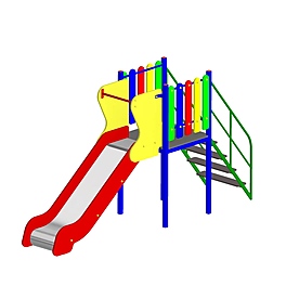 Горка (скат нерж. площадка Н-1.0м)