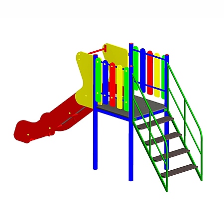 Горка (скат нерж. площадка Н-1.0м) фото 2