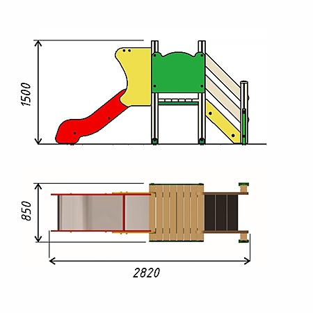 Игровой комплекс «Малыш 1.1» фото 3