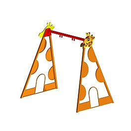 Качели «Жираф» одинарные Без подвеса