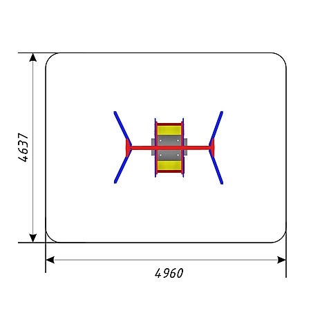 Качели детские «Кораблик» с фотопечатью фото 3