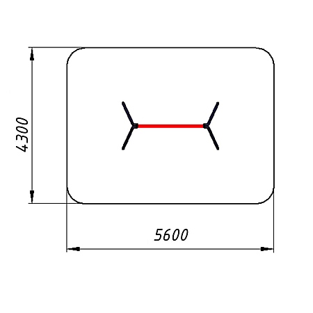 Качели одинарные без подвеса  фото 3