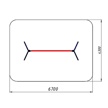 Качели двойные без подвеса фото 3