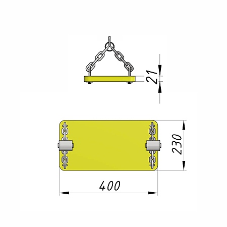Подвес на цепях для детской качели фото 2