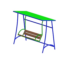 Качели парковые 