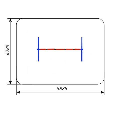 Качели детские двойные без подвеса фото 3