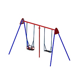 Качели с разными подвесами (резиновые) 