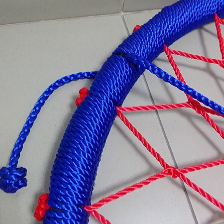 Качели «Птицы гнездо» стойки Брус 100*100 с не армированным подвесом для часного использования фото 4