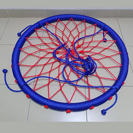 Качели «Птицы гнездо» стойки Брус 100*100 с не армированным подвесом для часного использования фото 6