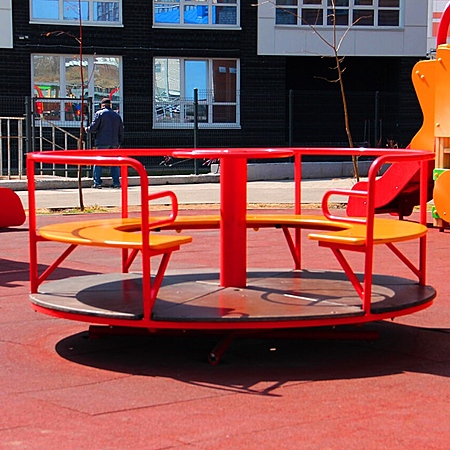 Карусель «Колесо» для детской площадки фото 4