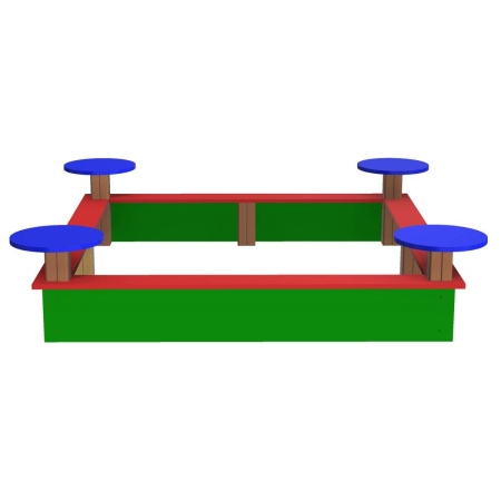 Песочница ФСФ со столиками  фото 2