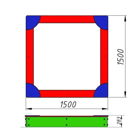 Песочница ФСФ  фото 3