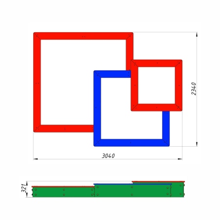 Песочница «Трио»  фото 3